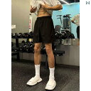 ショートパンツ ハーフパンツ ブラック ナイロン 速乾 ショート パンツ メンズ 夏 薄手 クール ビーチ アメリカン フィットネス バスケットボール スポー...