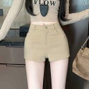 ショートパンツ ハーフパンツ 女性用 ショート パンツ 春秋 アウターウェア 2025新 スタイル ハイウエスト かっこいい インナーウェア ホット ガール ...