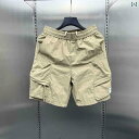 ショート ハーフ パンツ メンズカジュアル ショート パンツ 2024 夏 薄手 ゆったり アメリカン スタイル 速乾 オーバー オール ドローストリング