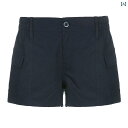 ショート ハーフ パンツ H Familyと アメリカ 衣類の シンプルの 伸縮性 ウエスト ポケット カーゴ ショーツ レディース スポーツと フィットネ...