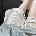 ショート ハーフ パンツ 特大 サイズ 300 斤 2025夏 韓国 子犬 カジュアル スポーツ ショーツ ドローストリング ゆったり ホット パンツ レデ...