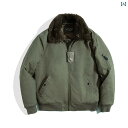 アウター メンズ ジャケット パーカ アウター メンズ ジャケット パーカ マッデン ワークウェア アメリカン B 15 パイロット ジャケット コットン 厚手 マウンテン カービング ファーカラー ボン バー メンズ 冬