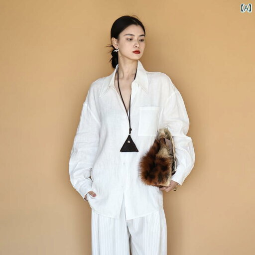 トップス レディース シャツ MADEIRA 25 SS 100 リネン レディース シャツ ハイエンド ゆったり スタイル 長袖 女性 トップス レディース シャツ MADEIRA 25 SS 100 リネン レディース シャツ ハイエンド ゆったり スタイル 長袖 女性