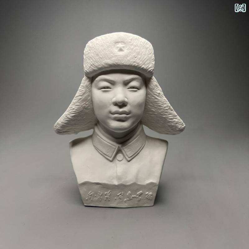 ホビー 雑貨 装飾品 雷 鋒 スピリット キャラクター 彫刻 本棚 オフィス ホーム デスク トップ 装飾 装飾品 記念 品 ギフト