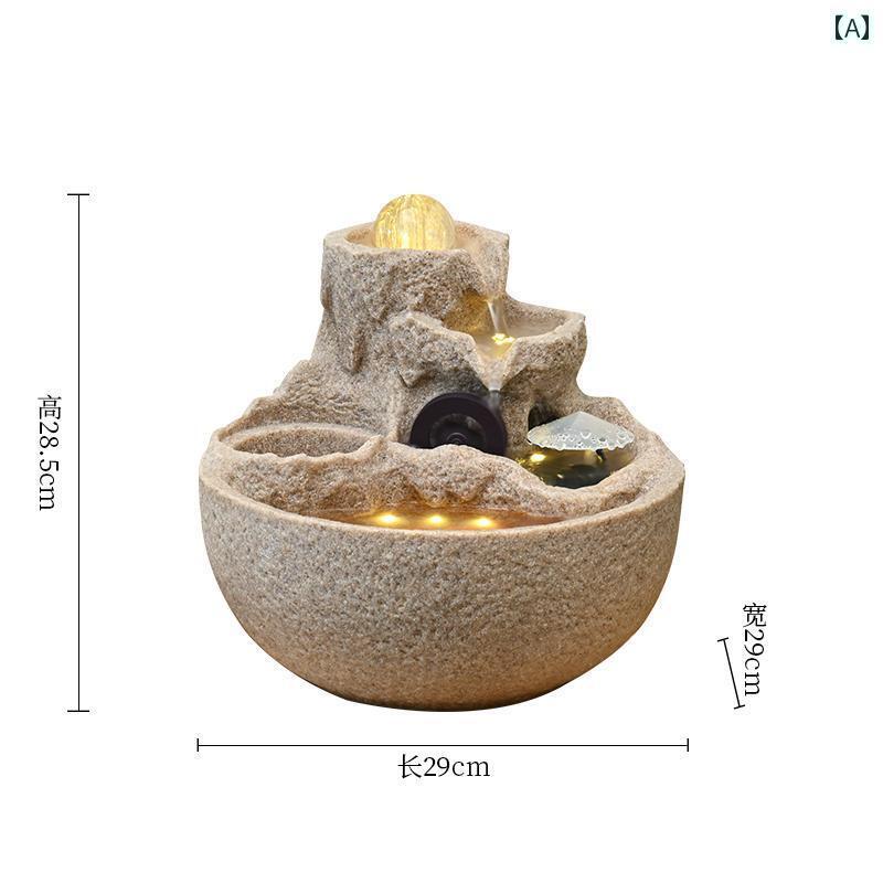 　雑貨　装飾品　 軽い 高級 水の 装飾品 循環 水 リビング ルーム オフィス 風 ホイール お 金儲け デ..
