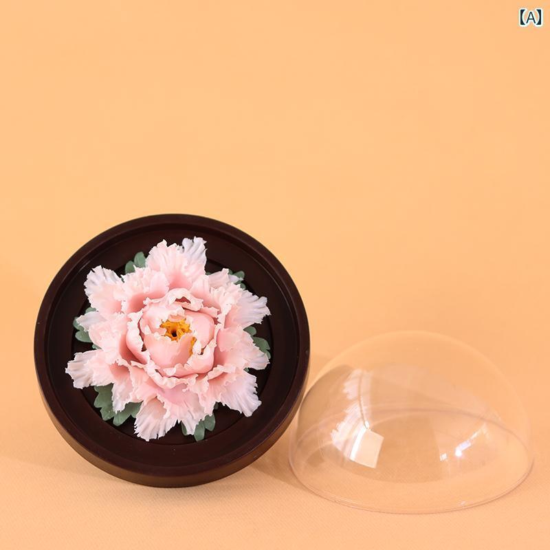 雑貨 装飾品 レディース 日の 贈り物 陶器 無形 文化 遺産 手 練り 磁器 牡丹の 花 ディフューザー 茶室 装飾 車用 香