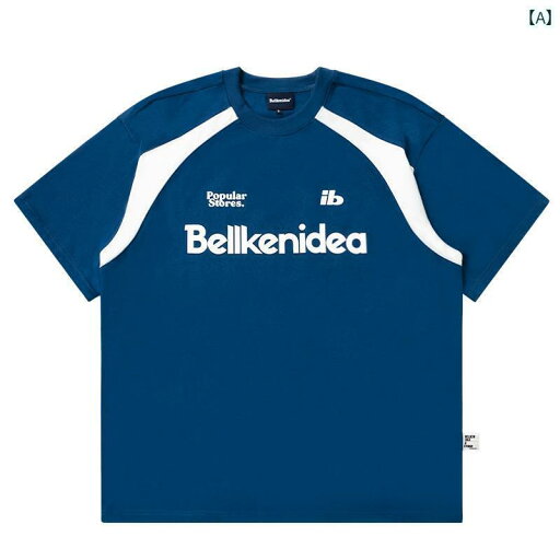 Tシャツ メンズ おしゃれ BELLKENIDEA レトロ クラシック 半袖 ジャージ Tシャツ 男女兼用 ゆったり コットン 万能 ステッチ Tシャツ メンズ おしゃれ BELLKENIDEA レトロ クラシック 半袖 ジャージ Tシャツ 男女兼用 ゆったり コットン 万能 ステッチ