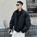 ジャケット パーカー メンズ シンプル アメリカ ストリート パイロット カラー ジャケット トップス メンズ ゆったり 万能 暖かい 防風 コットン コート