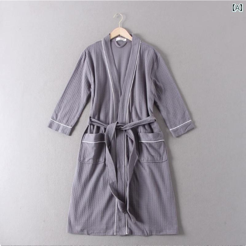 ナイトガウン パジャマ 100 % コットン ナイトガウン レディース バスローブ バス タオル スタイル 高..