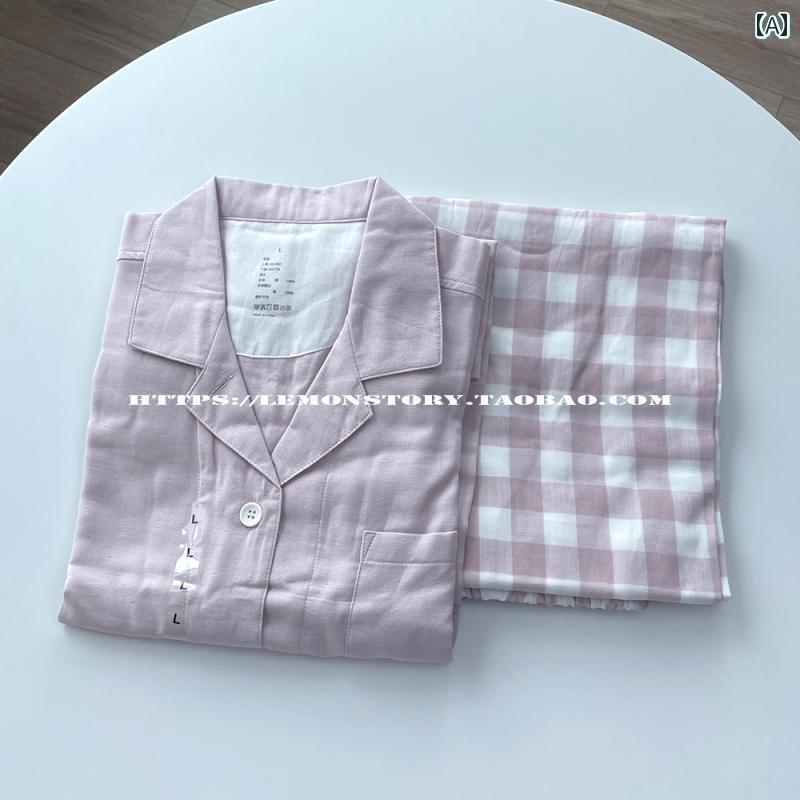 　パジャマ　レディース　上下 サイド シームなし 2024年 オール シーズン 対応 男女兼用 カップル パジャマ セット 綿 ダブル ヤーン 長袖 ズボン 家 着