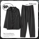パジャマ レディース 上下 gptuna パジャマ カップル ブラック シルク メンズ 春秋 冷感 ストライプ ホームウェア ミルク アプリコット レディース...