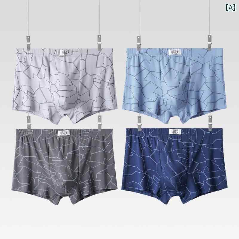 　ボクサーパンツ　下着　ショーツ Langsha メンズ 下着 綿 ボクサー パンツ ティーンエイジャー ボー..