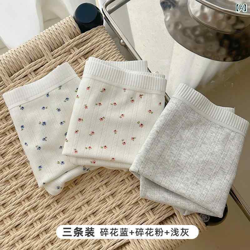 　ボクサーパンツ　下着　ショーツ フォレスト フローラル レディース ボクサー ブリーフ ガールズ 2025新 コットン クロッチ セーフティ パンツ ツー イン ワン