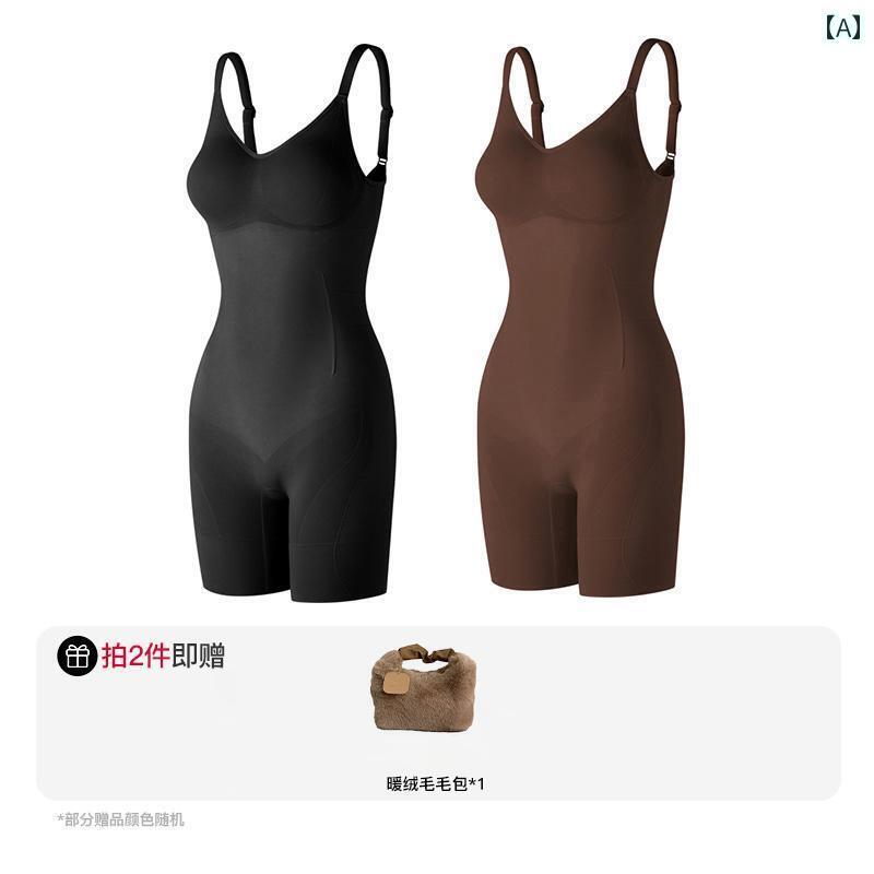 　コルセット　ベルト　レディース　ウエスト 【 張 欣 宇 スタイル】 お腹を 引き締め ヒップ アップ ウエストシェイプ シームレスの カーヴィ ズム クラウド ボディ シェイピング ジャンプスーツ(4)