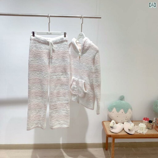 レディース パジャマ スウェット 上下 秋冬 厚手 フード付き かわいい ピンクの 柔らかくて 柔らかい もちもち パジャマ レディース ゆったり 家 着は 外で 着る ことが できます レディース パジャマ スウェット 上下 秋冬 厚手 フード付き かわいい ピンクの 柔らかくて 柔らかい もちもち パジャマ レディース ゆったり 家 着は 外で 着る ことが できます
