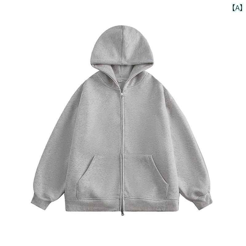 パーカー　フード付き　ニット 春秋 ゆったり カジュアル ダブル ヘッド ジッパー カーディガンジャケ..