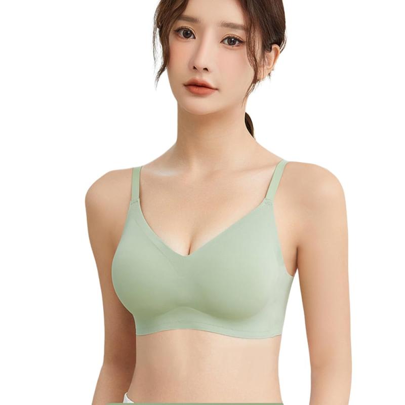 楽天SEIYUショップ[FEISEDY] ナイトブラ 超柔らかいゼリー生地 ノンワイヤーブラジャー 快適 通気性 無縫製 締め付け感ゼロ 垂れ防止 女性用下着 昼夜兼用 レディース ブラ A8113