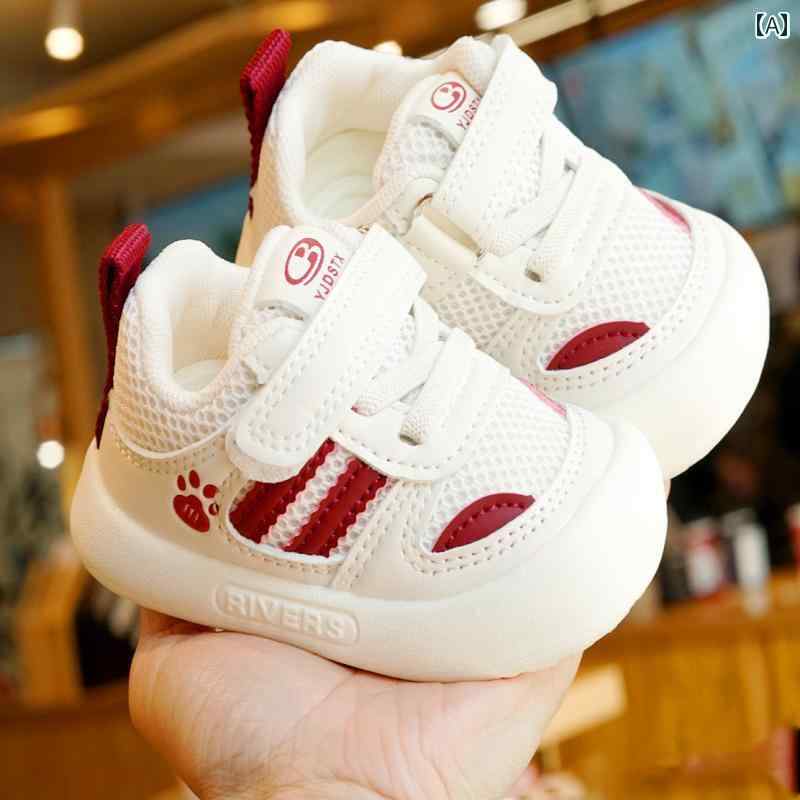 赤ちゃん 靴 シューズ Jinuopu 幼児 靴 春秋 ベビー シューズ 柔らかい 底 滑り止め 初心者 12歳 通気性
