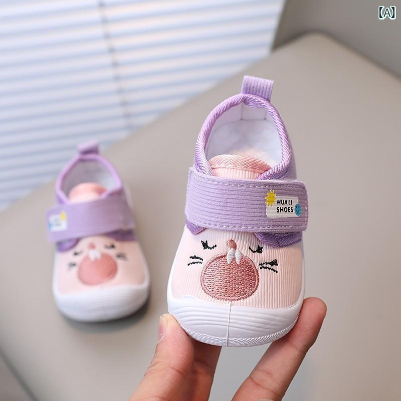 赤ちゃん　靴　シューズ 幼児用 ベビー 学習 シューズ 春 と 秋 スタイル ステージ 1から 21歳または 2歳 ソフト ソール 男の子と 女の子
