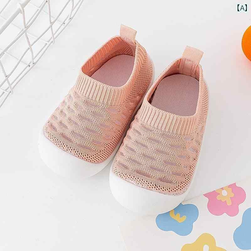 赤ちゃん　靴　シューズ 男の子用 ベビー 幼児用 シューズ 春夏 通気性の ある ソフト ソール 滑り止め..