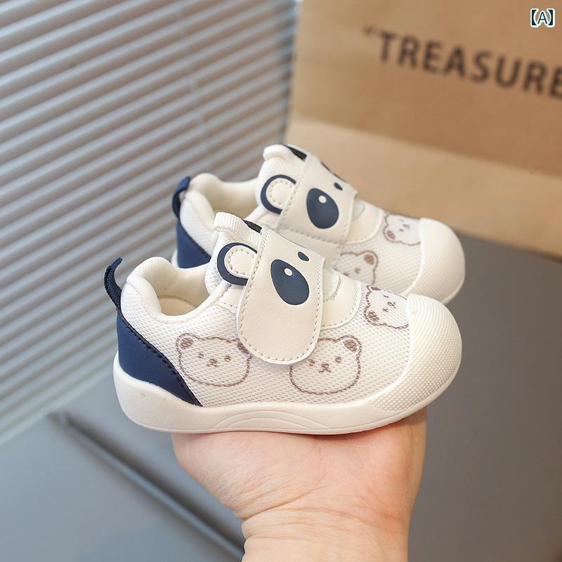 赤ちゃん　靴　シューズ 春の 男の子用 幼児 靴 ソフト ソール 滑り止め 軽量 通気性の ある ベビー シューズ 春 と 秋 幼児用 女の子用