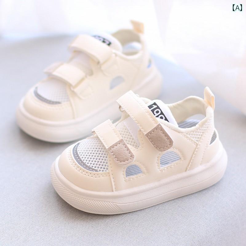 赤ちゃん 靴 シューズ Tylannis ᷂ ベビー ソフト ソール 幼児用 シューズ 夏用 男の子 通気性 0 ～ 3歳..