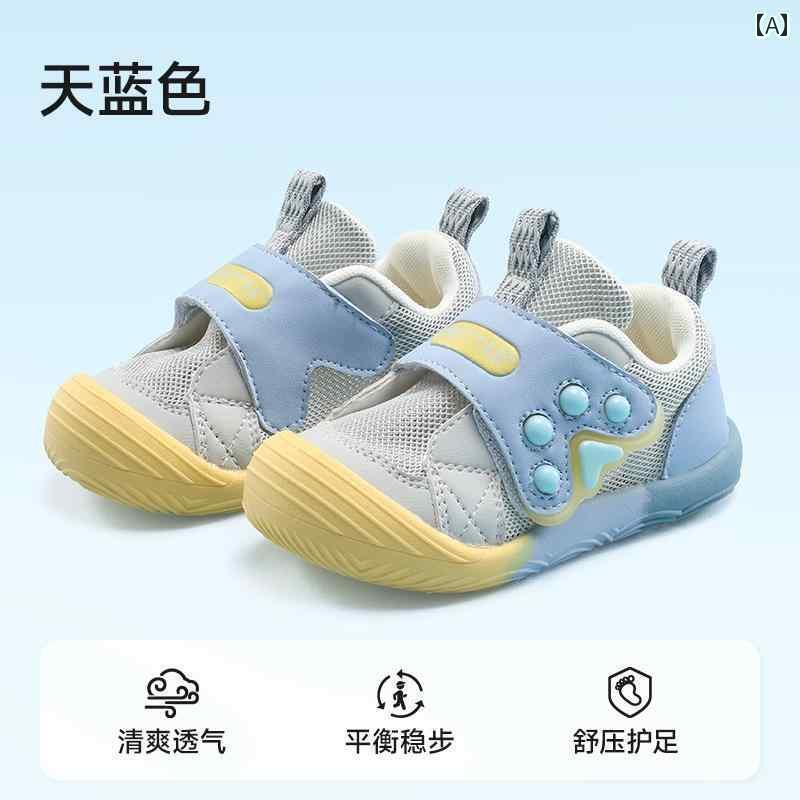 ベビー　シューズ　かわいい Betase ベビー 幼児 靴 春 ソフト ソール 滑り止め メッシュ 通気性 1 ～ ..