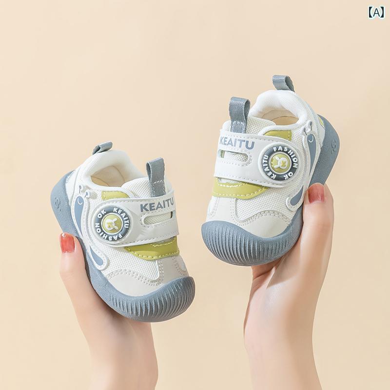 ベビー　シューズ　かわいい 男の子 機能 靴 2025秋 スタイル 013歳 幼児 ベビー ソフト ソール 春秋 通気性 女の子