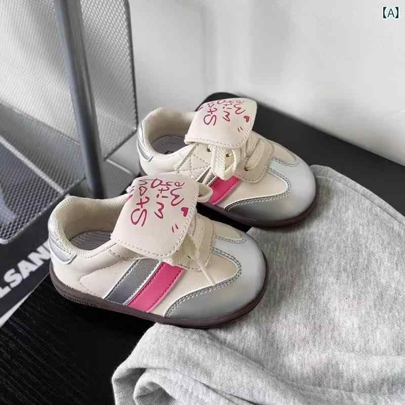 ベビー　シューズ　かわいい ベビー ガールズ 幼児用 シューズ 男の子と 女の子 春秋 ソフト ソール 滑り止め 子供用 カジュアル メッシュ 通気性