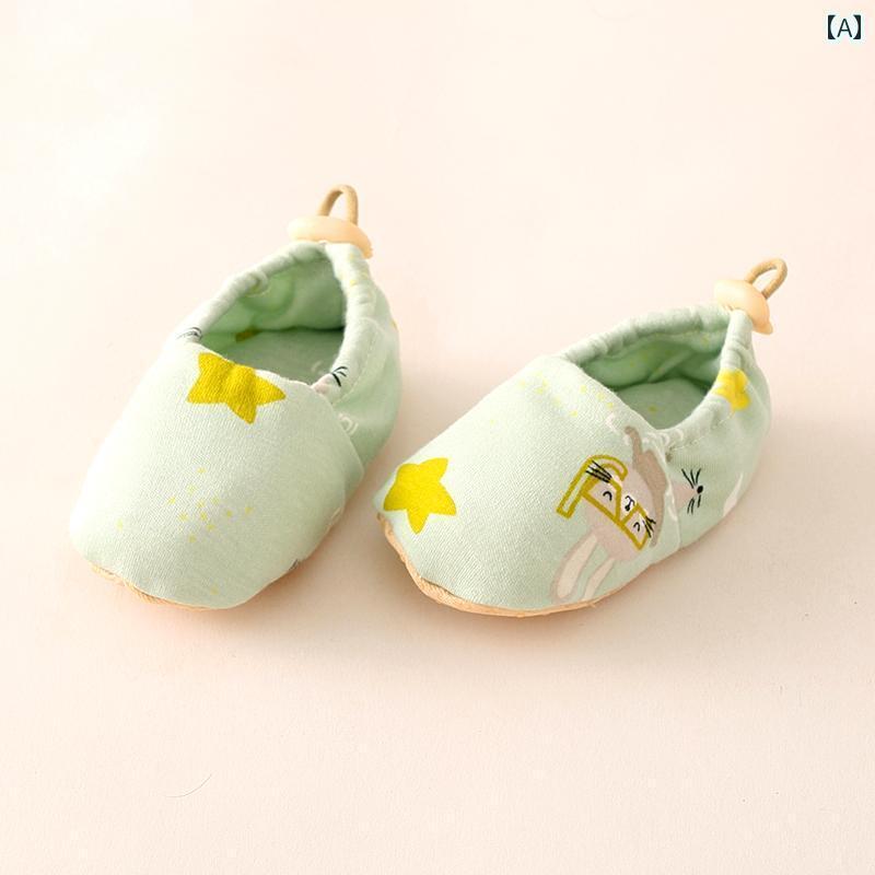ベビー　シューズ　かわいい 春秋 0612ヶ月 ベビー シューズ 1歳の 男の子と 女の子 ソフト ソール 幼児用 シューズ前 靴 滑り止め 布