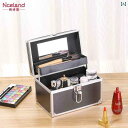 メイク 道具 セット NICELAND コスメボックス大容量 ローション スキン ケア 化粧 品 収納 ボックス ポータブル 携帯用 家庭用 ツール