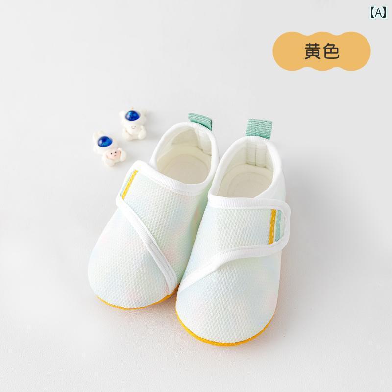 赤ちゃん　パジャマ　ベビー服 ベビー フロア シューズと ソックス 滑り止め クール ソフト ソール 幼児用 シューズ 室内 春と 夏 薄型 ファースト ステージ 幼児