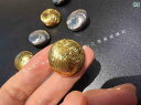 ボタン カジュアル アクセサリー レトロ 2 色の ブラシを かけられた 渦巻きの 金属 ボタンの セーター カーディガン コート スーツ ジャケット ボタン