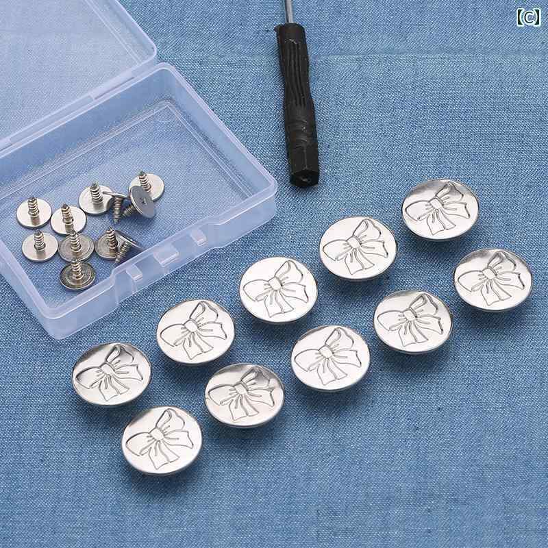 SEIYUショップのボタン　ラウンド　アクセサリー ジーンズの ボタン 穴を 開ける 必要が なく 調整可能で 取り外し 可能 ウエスト サイズ 変更 固定 アーティファクト 縫ったり 釘付けに したりする 必要の ない｜アングル3