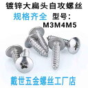 ネジ ボルト 釘 M 3 4 5 白 亜鉛 キノコ 頭 傘 大型 平 セルフタッピング ねじ 568101216202530