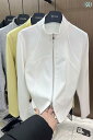ジッパー ジャケット カジュアル の 商品 スタンドカラー ダブル ジッパー 長袖 Tシャツ カーディガン レディース セーター 2025 春 スリム 無地 ト...