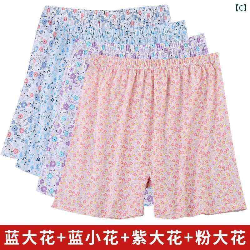 半袖　半ズボン　パジャマ レディース 綿 ホーム ショーツ ゆったり 大きめ サイズ 母親 薄手 アウター パジャマ ボクサー ブリーフ