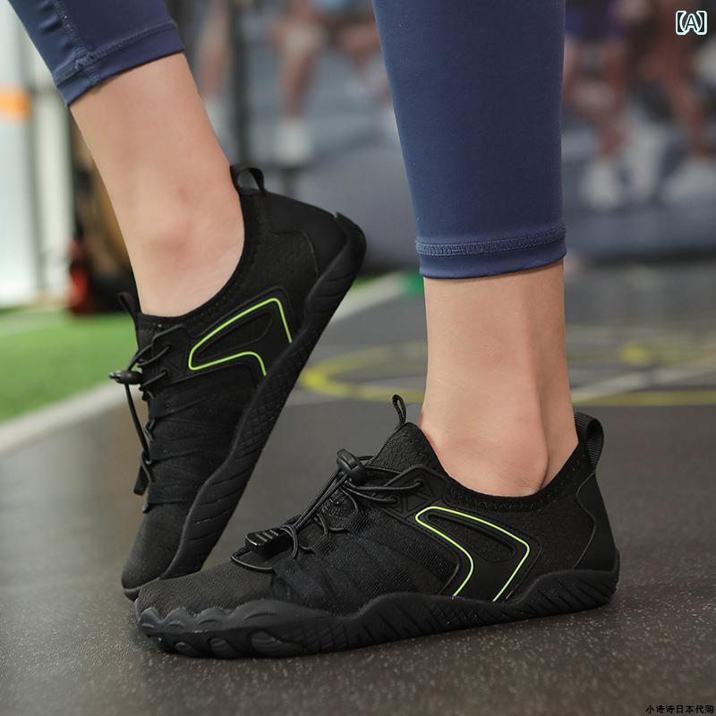 ランニング　シューズ　カジュアル 和風 DB サイレント 縄跳び シューズ メンズ レディース 室内用 スポーツ 滑り止め 5本 指 トレッドミル フィットネス ジム