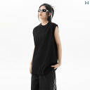 レディース タンクトップ ノースリーブ BWKA アメリカン ブラック コットン ベスト レディース メンズ 夏の な シンプル ノースリーブ Tシャツ カジュ...