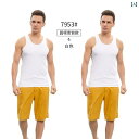 タンクトップ レディース ノースリーブ シームレス メンズ ベスト 綿 60 コーマ ハードル シャツ インナー ベース 薄手 夏 疆