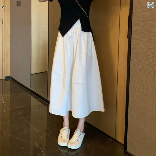 レディース スカート ハイウエスト 白い アンブレラ スカート レディース 夏 2025 春 小さい つぼみ 洋 ナシ型 aライン レディース スカート ハイウエスト 白い アンブレラ スカート レディース 夏 2025 春 小さい つぼみ 洋 ナシ型 aライン