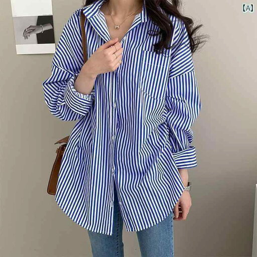 レディース コート ジャケット 女性用 ミドル 丈 ストライプシャツ 春秋な 広東 普 寧 シャツ 大きいサイズ 太い mm スリミング トップス レディース コート ジャケット 女性用 ミドル 丈 ストライプシャツ 春秋な 広東 普 寧 シャツ 大きいサイズ 太い mm スリミング トップス