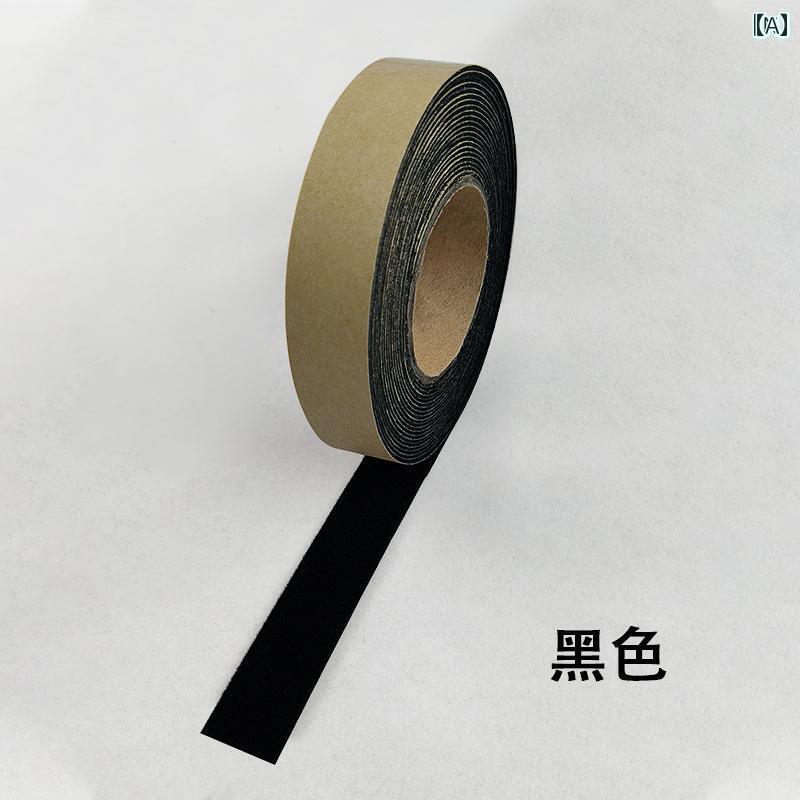 布　生地　無地　 エッジ ラップ ベルベット ストリップ用の 粘着性 フロッキング 布 テープ ベルベッ..