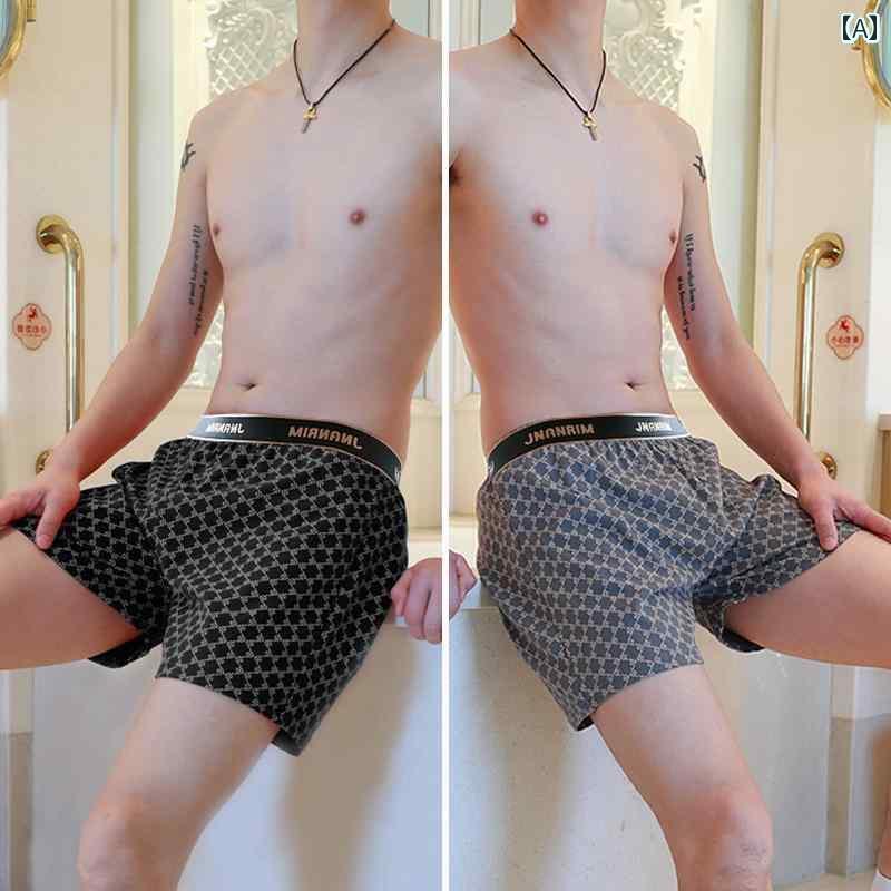 メンズ　ボクサーパンツ　下着 アロー パンツ メンズ ボクサー ブリーフ 綿 快適 通気性 秋冬 ティーンエイジャー 男の子 大きいサイズ
