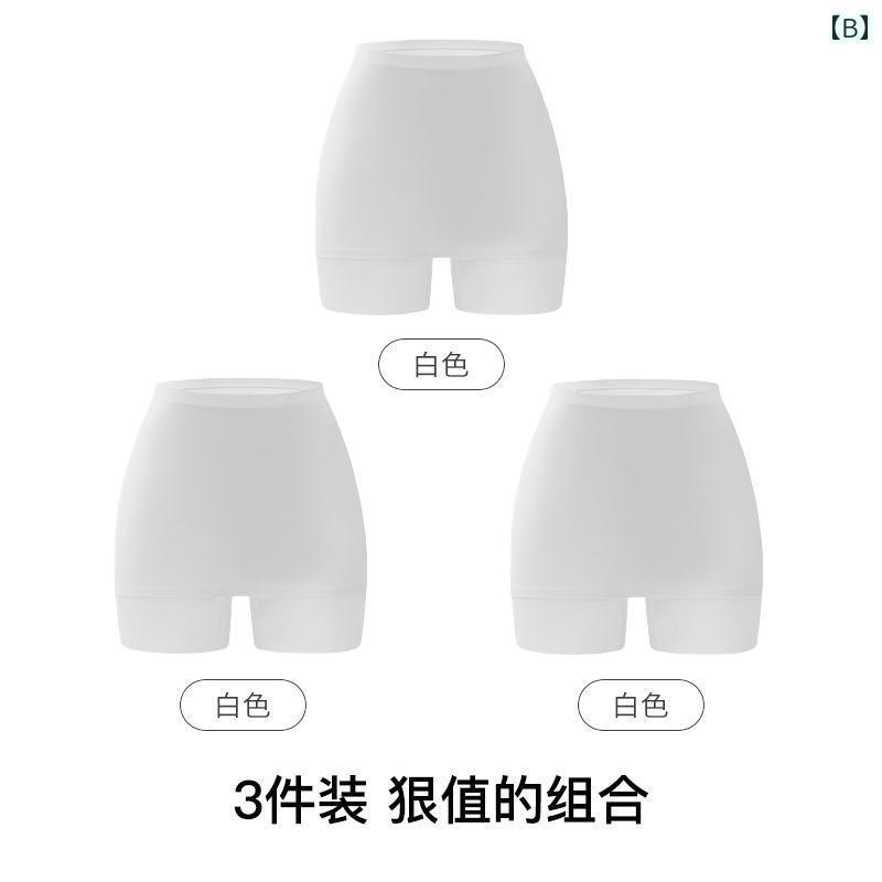 レギンス　パンツ　レディース 夏に レディース 露出を 防ぐ 安全 パンツ 薄型 腹部 リフト ヒップ シームレス 下着 ボクサー スカート ツー イン ワン