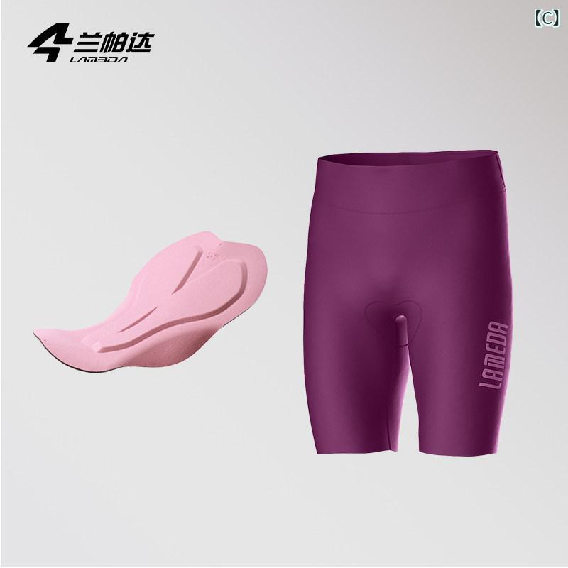スポーツ　パンツ　フィットネス ラン パダ シームレス ヌード サイクリング パン...