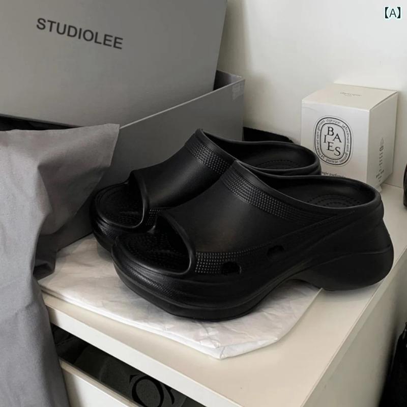 レディース　サンダル　スリッパ 女性用 身長 アップ 厚底 スリッパ 夏用 アウトドア プラットフォーム..