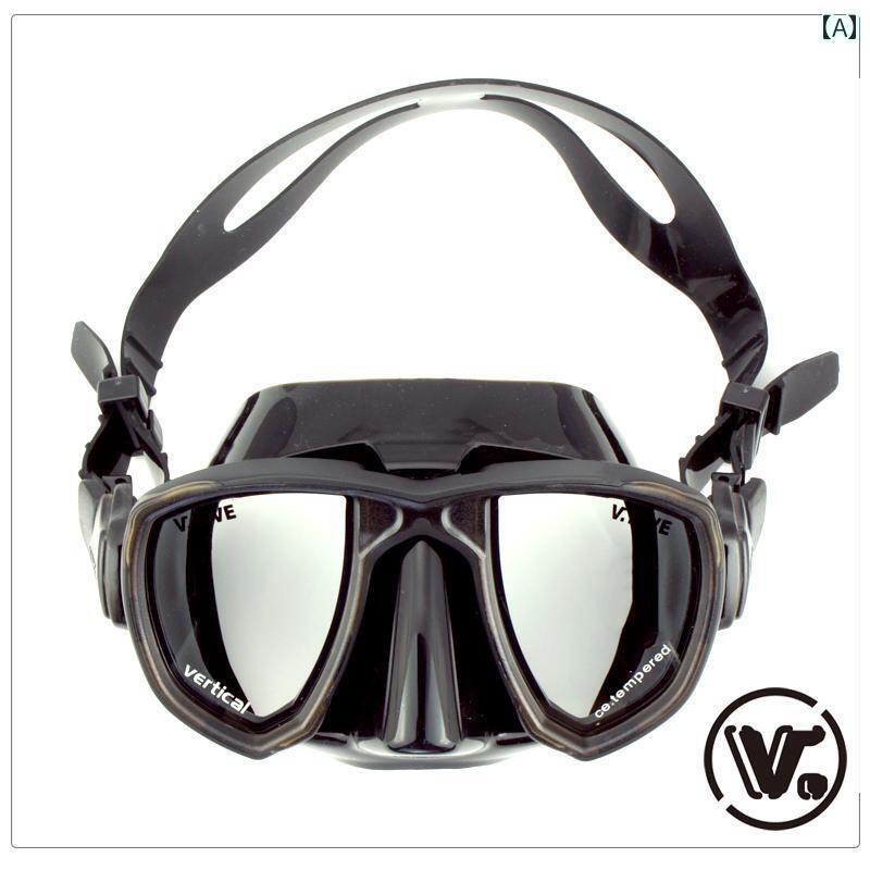 シュノーケリング ゴーグル マリン vdive ダイビング ゴーグル 近視 器具 シュノーケリング 三 宝 フル ドライ シュノーケルセット ラージ フレーム スイミング