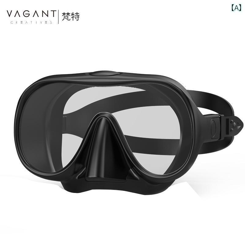 シュノーケリング ゴーグル マリン Vagant シュノーケリング 3つの 宝物 曇り 止め ダイビング マスク 近視 深 潜り 鼻 保護 大人 子供用 水泳 ゴーグル 装備