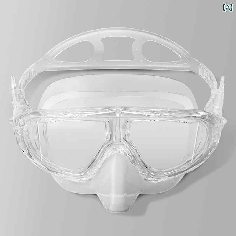 シュノーケリング ゴーグル スポーツ ラビ ガラ ダイビング ゴーグル マスク マーメイド プロ フリー アーティファクト 近視